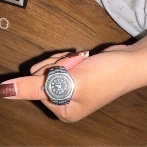 Silver Analog Watch